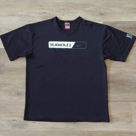 Nike Team FitDry Hawaii Warriors 100% Polyester Shirt Size M Cover
