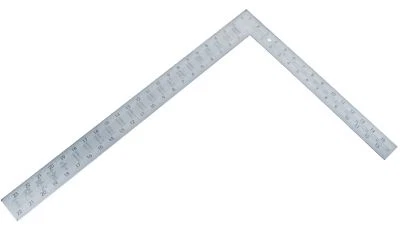 BlueSpot Large Steel Roofing Square Framing Carpenter Measure Metric Imperial