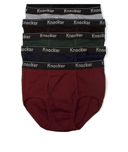 3 6 12 pks Men Classic Briefs 100% Cotton Colors Knocker Lots Underwear - Picture 1 of 4