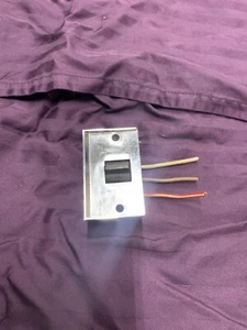1965 OLDSMOBILE REAR DEFROST SWITCH GM Chrome OEM Nice - Picture 1 of 5