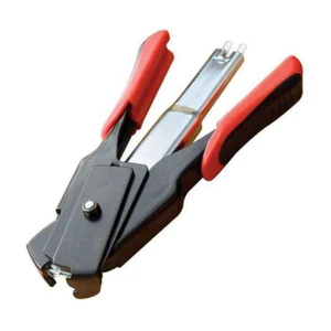 Spring Loaded Hog Ring Pliers with 100 Rings for Sausage Making - Picture 1 of 2