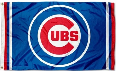 Chicago Cubs "C" ~ MLB Baseball ~ Large 3'x5' Flag ~ FREE SHIPPING Cover