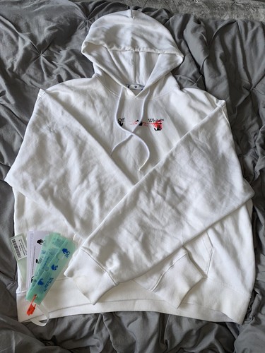 OFF WHITE felpe con cappuccio uomo