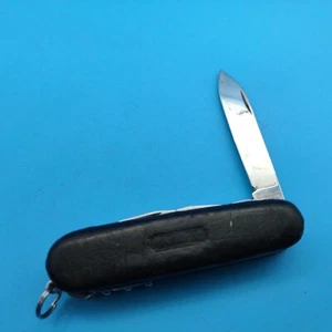 Victorinox Coach Swiss Army Pocket Knife Leather Climber Purse Tools Brown - Picture 1 of 6