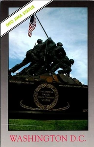 Marine Corp War Memorial Iwo Jima Estatua Washington D.C. Postal - Imagen 1 de 2