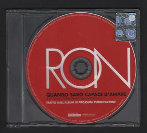 CD SINGOLO PROMO RON QUANDO SARO' CAPACE D'AMARE CAMPIONE GRATUITO 2008 - Bild 1 von 1