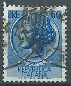 1953-54 ITALIA USATO TURISTICA SIRACUSANA 60 LIRE RUOTA - ED04 - Picture 1 of 1