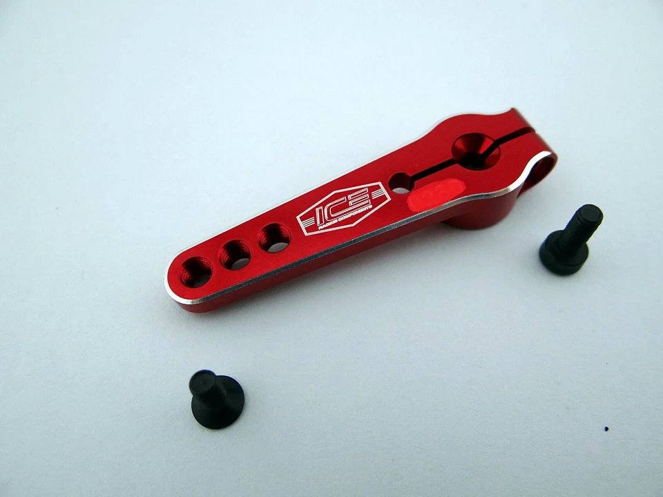 Losi Desert Buggy XL 1/5 Alloy Steering Servo Arm ICE RC 1114 RED - Image 1 of 1
