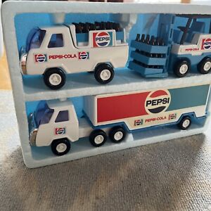 Buddy L Pepsi-Cola Set 4 Pieces vintage 1976 Truck 4967C