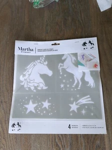 Martha Stewart Unicorn Laser Cut Stencil Set NEW Wishing Star Comet Fantasy - Picture 1 of 4