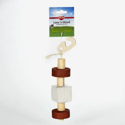 Kaytee Natural Lava 'n Wood Chew Toy. For small animals 2x 2.5x11" long. - Image 1 of 2