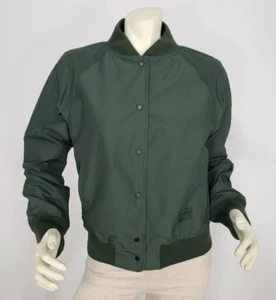 NWT HERSCHEL SUPPLY CO VARSITY DARK OLIVE JACKET WOMEN'S S - Picture 1 of 16