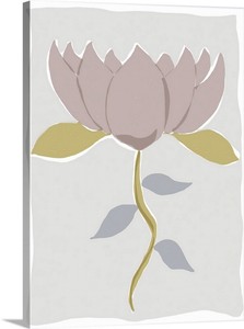 Mod Quirk III Canvas Wall Art Print, Floral Home Decor