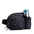 Hydra Waist Pack with Bottle Holder for Running, Cycling and Daily Use (Black Ja