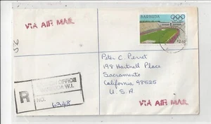 Cubierta registrada de Barbuda 1986 solo para estadio olímpico de EE. UU., $2.50 - Imagen 1 de 1