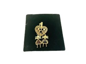 14k Gold Vintage #1 Mama Charm Kinder - Bild 1 von 3
