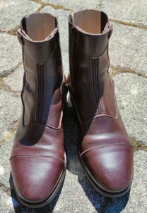 FELLINI Reitstiefeletten Stiefel Reiten Gr. 36 Leder braun Shock System - Bild 1 von 6