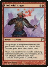 1X Blind with Anger - Champions of Kamigawa - FOIL NM/EX MTG CARD