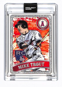 Mike Trout Topps Project 2020 #100 by Blake Jamieson Ben Baller New With Box #4