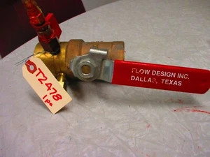 Balancing Valve | FLOW DESIGN AS-125 | 1-1/4" Threaded NPT | Brass Body | 400WOG - Picture 1 of 12