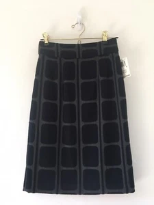 Nwt Trina Turk Wool Blend Geo Knit Pencil Skirt Size 0 - Picture 1 of 9