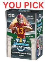 2023 Bowman University Chrome Football 1ST BOWMAN YOU PICK !