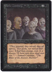 MTG Limited Edition Beta Scathe Zombies [#2] PLAYED - Picture 1 of 3