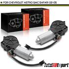 2Pcs Power Window Motor W/ 2-Pin For Chevy Astro Gmc Safari 2002-2005 Front Side