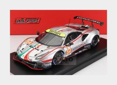 1:43 LOOKSMART Ferrari 488 Gte Evo #54 Le Mans 2022 Flohr Castellacci LSLM143 MM - Image 1 of 2