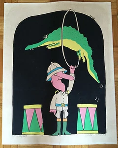 JURG FURRER SIEBDRUCK ORIGINAL SIGNIERT VOM KÜNSTLER TOP ZUSTAND - Bild 1 von 1