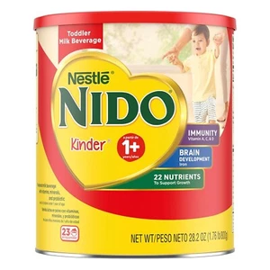 Nido NESTLE Kinder 1+ Powdered Milk Beverage 1.76 lb. Canister - Picture 1 of 6