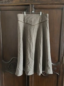 Pendleton Damen Schurwolle braun Tweed A-Linie Rock Gr. 16 - Bild 1 von 5