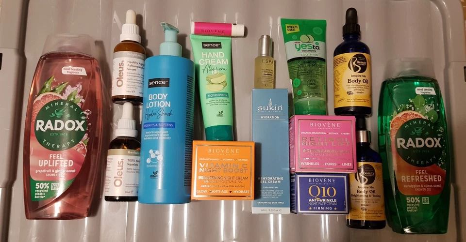 Beauty bundle joblot, Sukin and three items free p & p