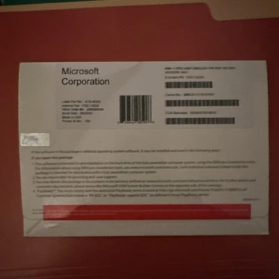 Windows 11 Pro 64-bit DVD Microsoft Authentic License Key New delivery fast - Image 1 of 2
