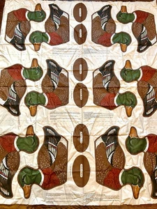 Vintage 6 Stockentenschnitt Nähen Sachen Cranston VIP Stoff Cut Outs - Bild 1 von 10