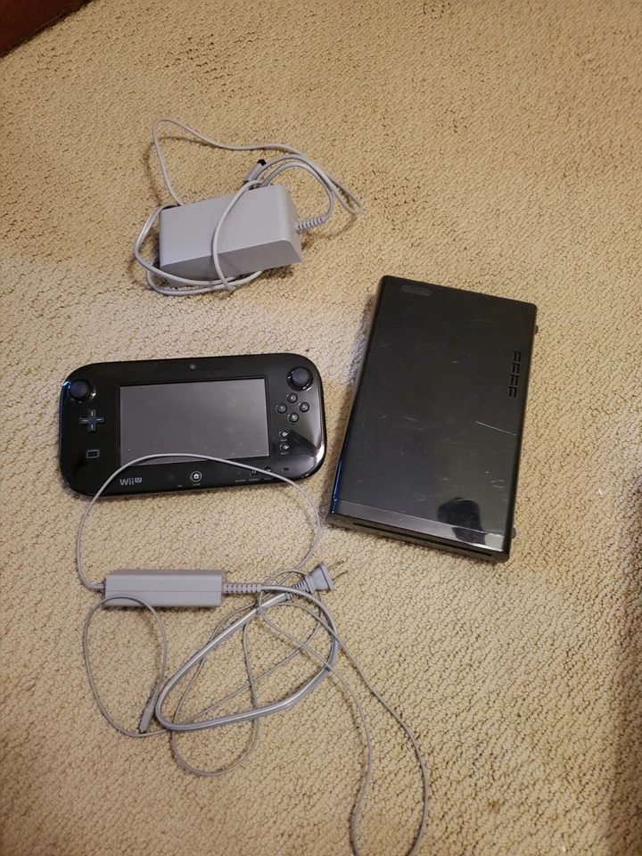 Wii U Console Black  - Image 1 of 1