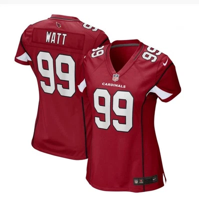 Camiseta Nike Auténtica Arizona Cardinals J.J. Watt #99 NFL Roja Para Mujer Talla: Grande Foto 1 de 4