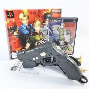 PS2 TIME CRISIS 3 + Gun Controller 2 Boxed Playstation Work for CRT TV Only 0334 - Picture 1 of 12