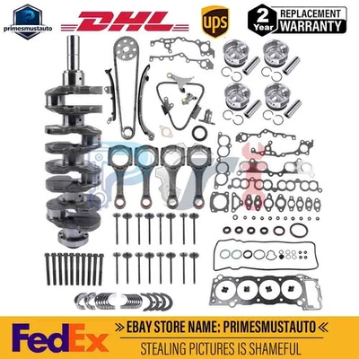 3RZFE Engine Rebuild Overhaul Kit - Crankshaft Rods For 94-04 Toyota Tacoma 2.7L - Image 1 of 4