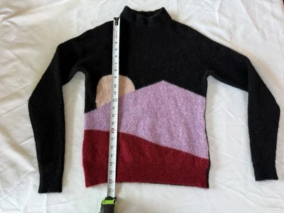 Veda UO Womens Sweater Sunset Mock Neck Urban Outfitters Wool Mohair Blend Small - Image 1 of 4