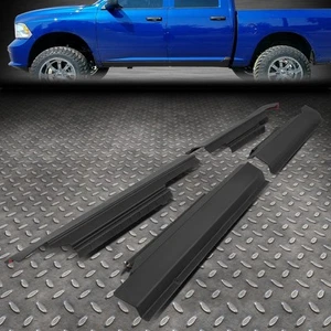 [4PC]FOR 09-20 DODGE RAM 1500-3500 PICKUP CREW CAB ROCKER PANEL SILL PLATE COVER - Bild 1 von 6