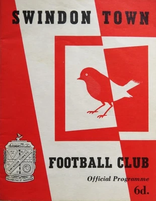 Swindon Town v Manchester City 1964-65 - Second Division - 12 September 1964 - Image 1 of 2