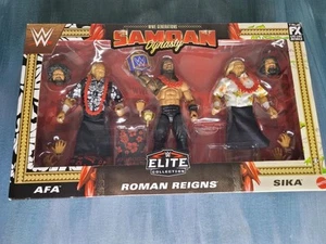 WWE Elite Generations Samoan Dynasty Afa Roman Reigns Sika 3 Pack Tribal Chief - Picture 1 of 8