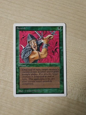 MTG Berserk Unlimited LP+/NM- - Image 1 of 2