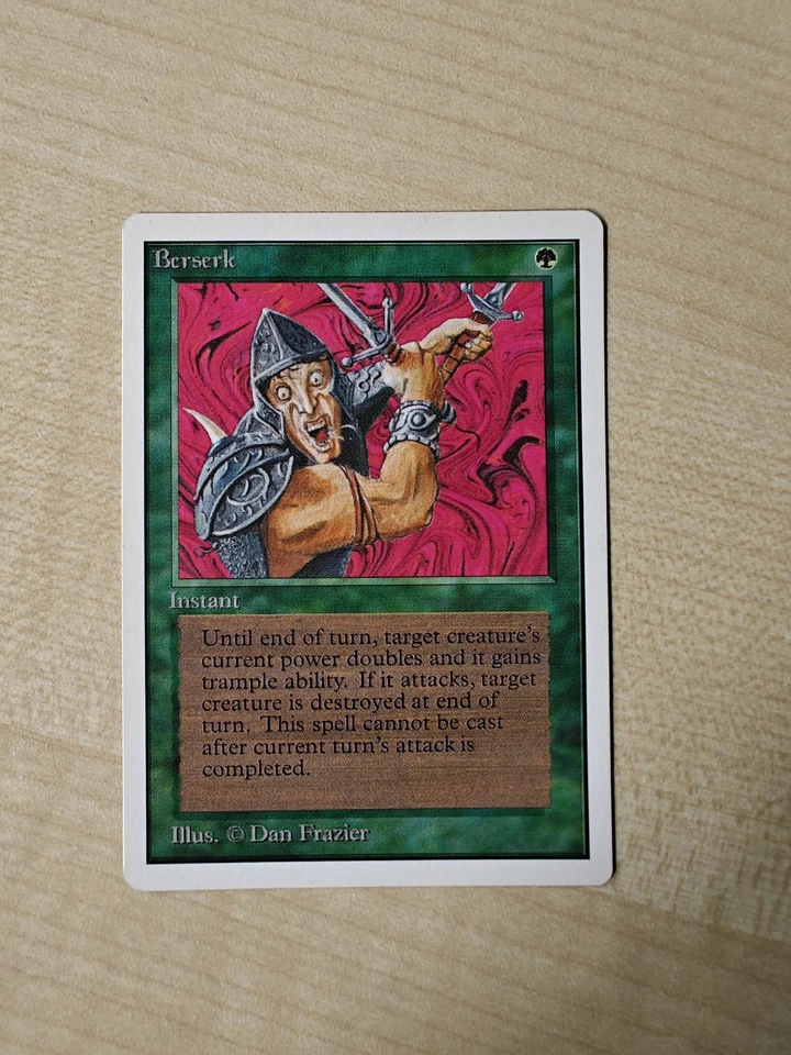 MTG Berserk Unlimited LP+/NM- - Image 1 of 2
