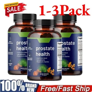 1/2/3X Prostate Health Capsules Natural Sup port for Men’s Wellness 60 Count - Picture 1 of 12