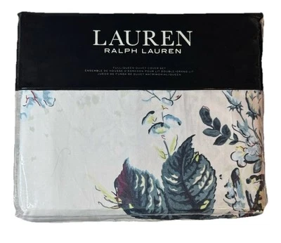 Ralph Lauren Eden Botanical 100% Cotton Full/Queen Duvet Cover Set $270 - Image 1 of 4