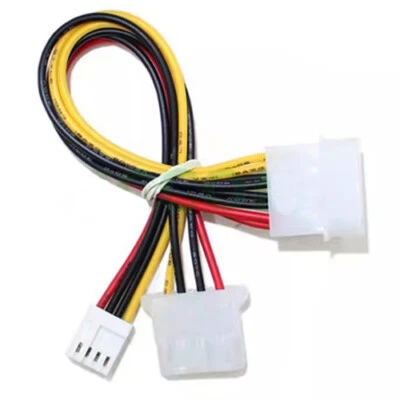 Molex 4Pin 5.25" to 3.5" Floppy FDD & 5.25 Power Cord Adapter Cable - Image 1 of 4