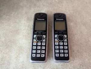 2X PANASONIC KX-TGA410 CORDLESS EXPANSION REPLACEMENT HANDSET PHONE ZZ3-2(30) - Picture 1 of 4