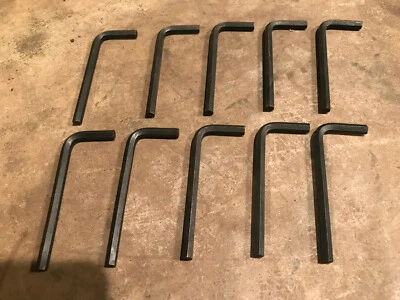 20 3/16 Allen Wrenches Short L Shaped black steel Alloy - Image 1 of 4
